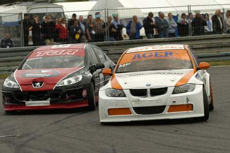 Team Telesikring kørerne, Peter Ager og Tom Pedersen.
(Foto: Jeppe Rimmen)